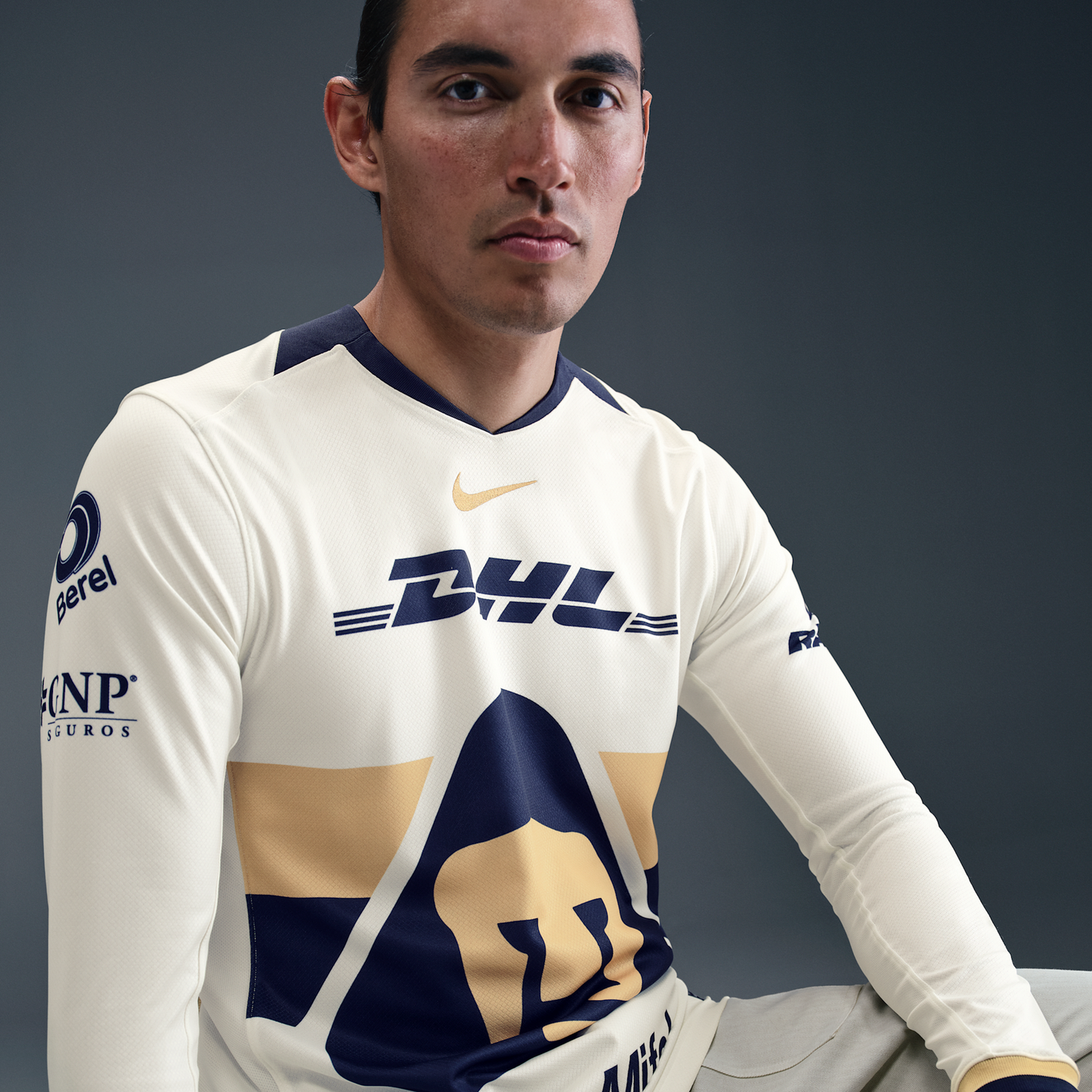 Pumas UNAM 2025/26 Stadium Home LS Jersey