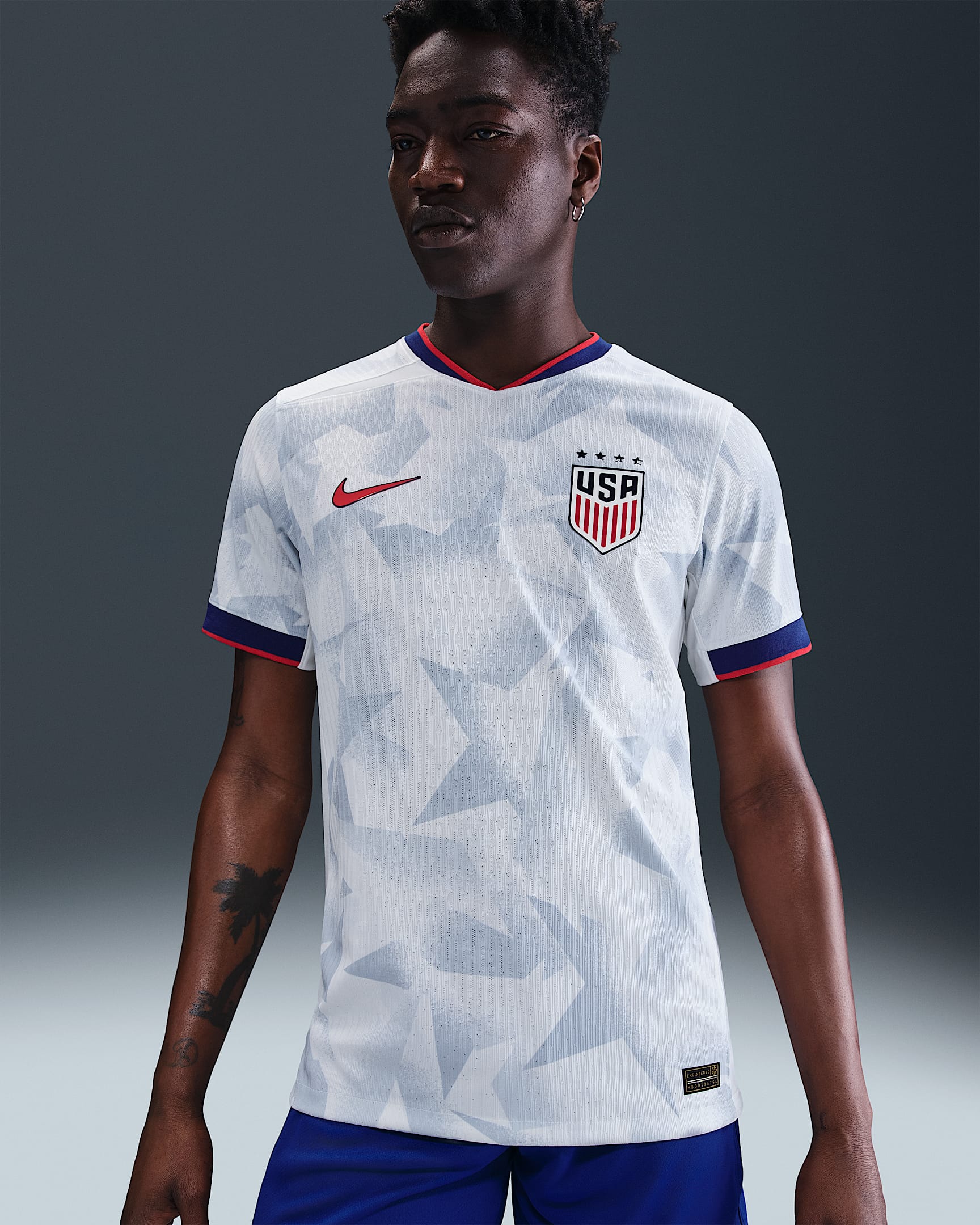Men's USWNT 2025 Home Authentic Match Jersey [4-Star] – Tursi