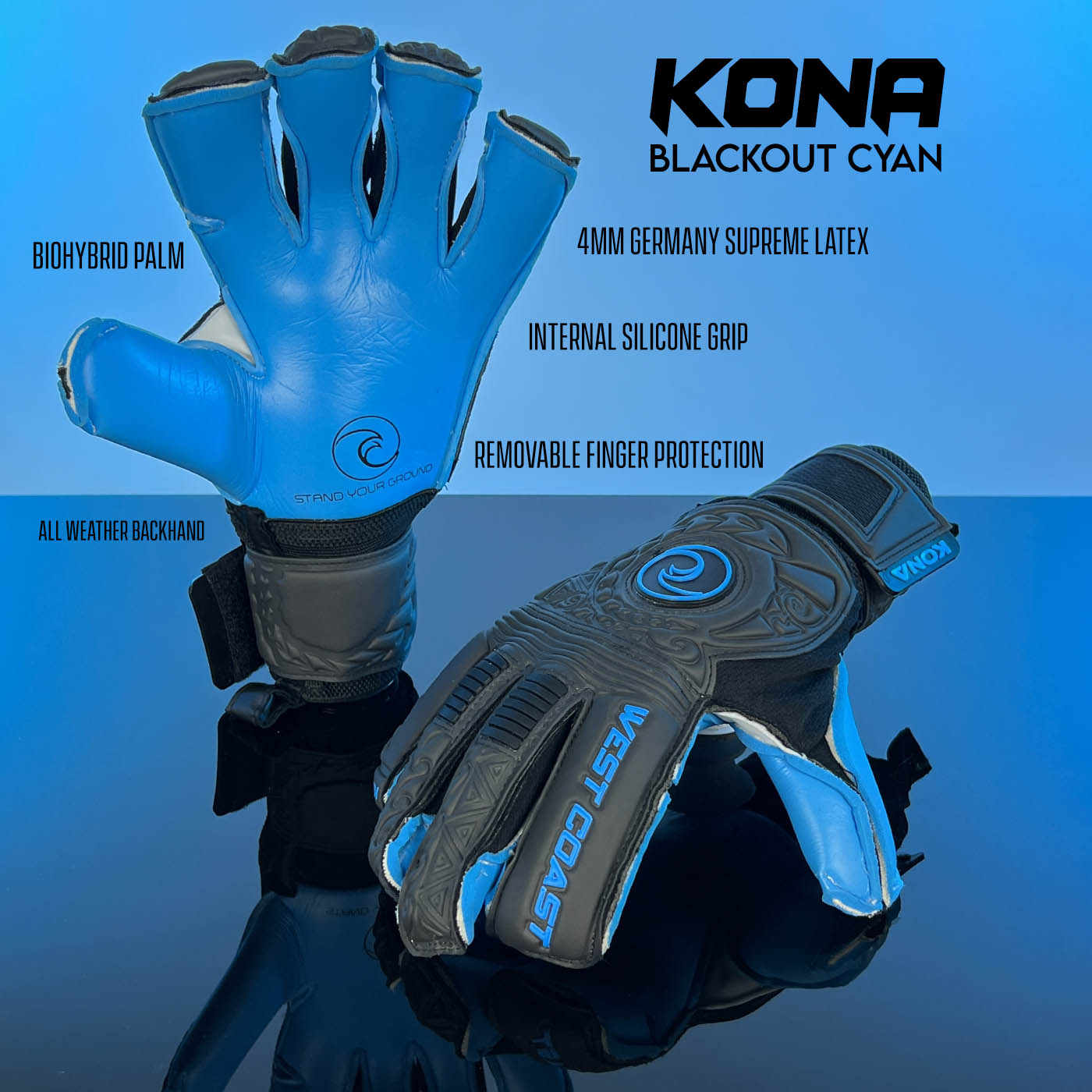 Kona Blackout Cyan
