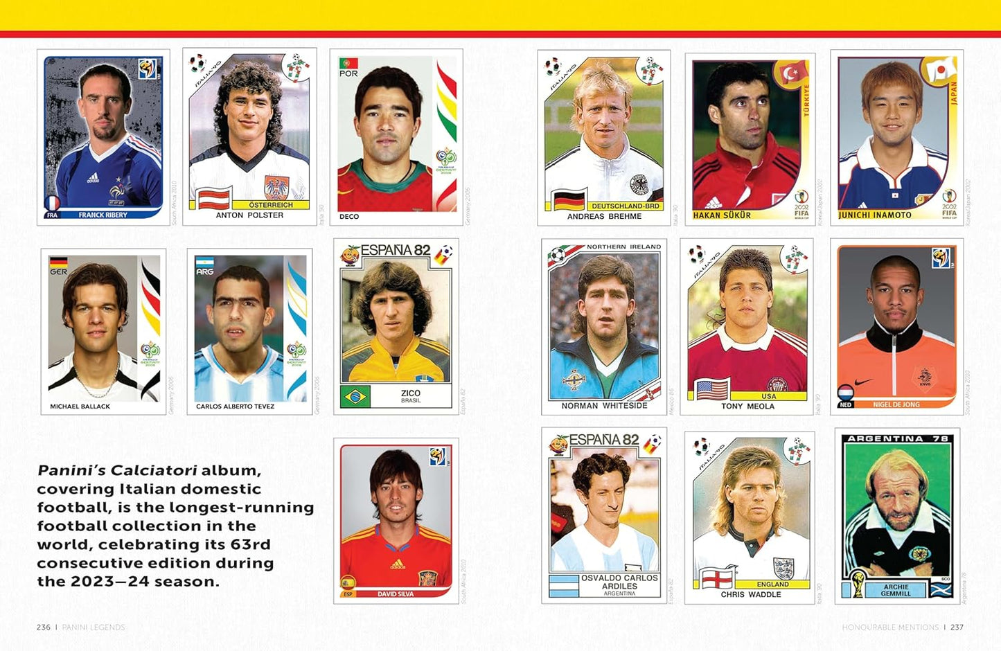 Panini Legends: A Celebration of the World's Greatest Football Stickers