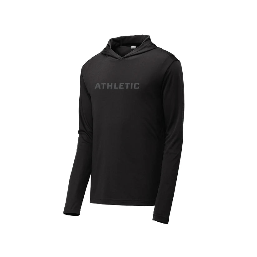 Athletic Club Boise Black Core Unisex Sport-Tek Hooded Long Sleeve