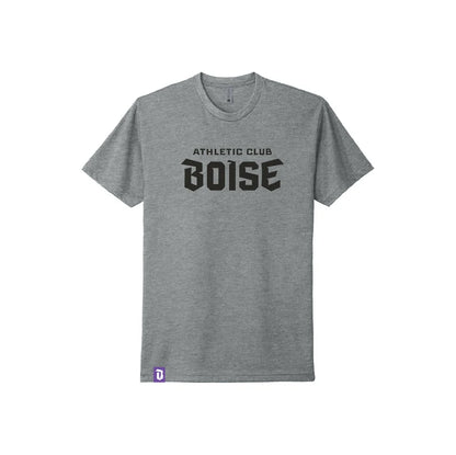 Athletic Club Boise Grey Men's Tri-Blend Next Level T-Shirt