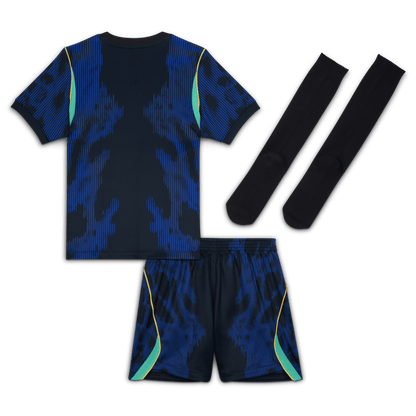 Kids Brazil 2026 Stadium Away Kit