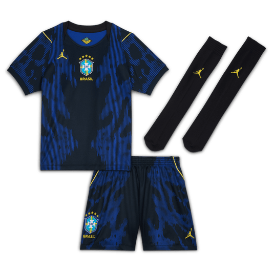Kids Brazil 2026 Stadium Away Kit