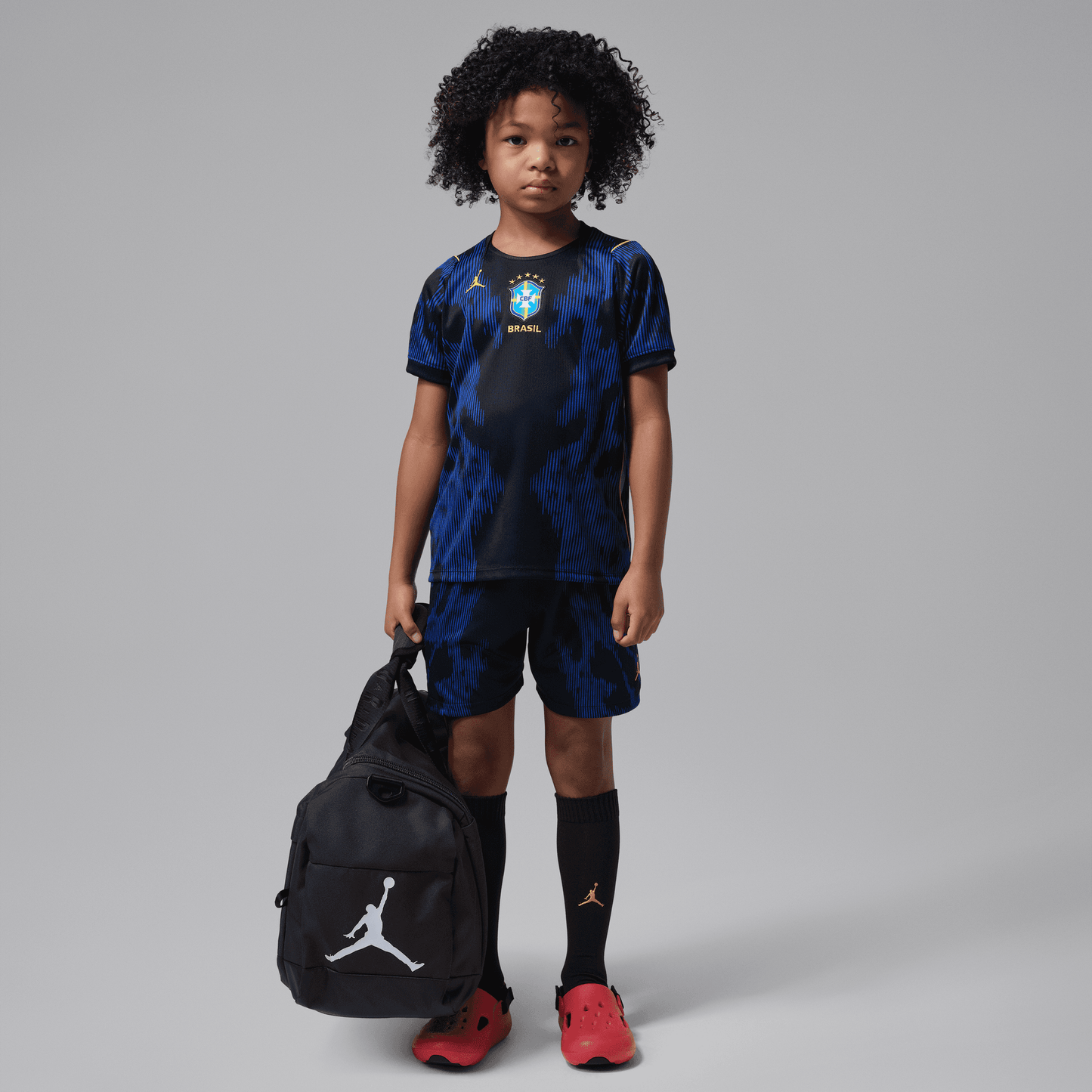 Kids Brazil 2026 Stadium Away Kit