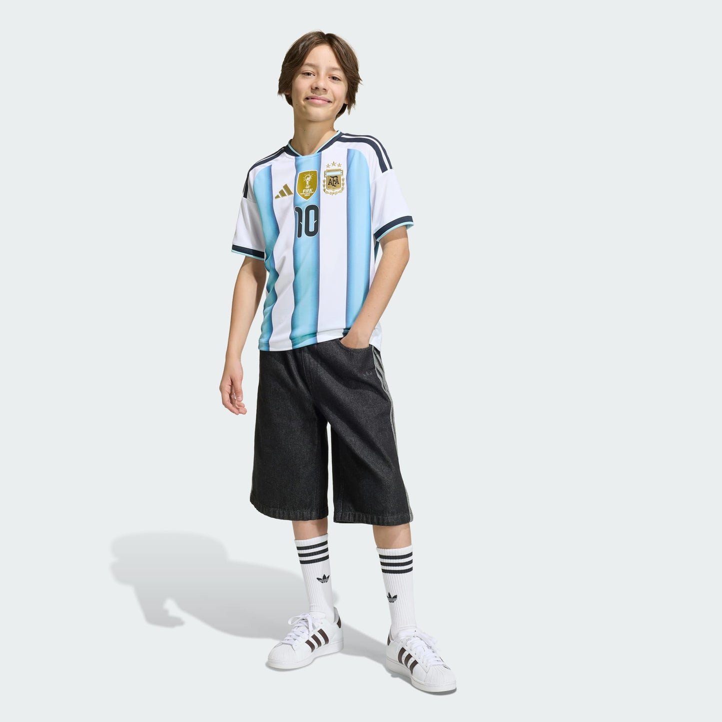 Youth Argentina Messi 2026 Home Jersey