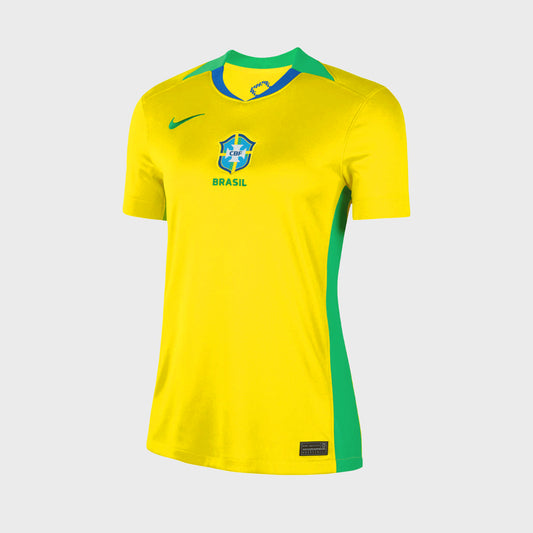 Women's Brazil 2025 Stadium Home Jersey