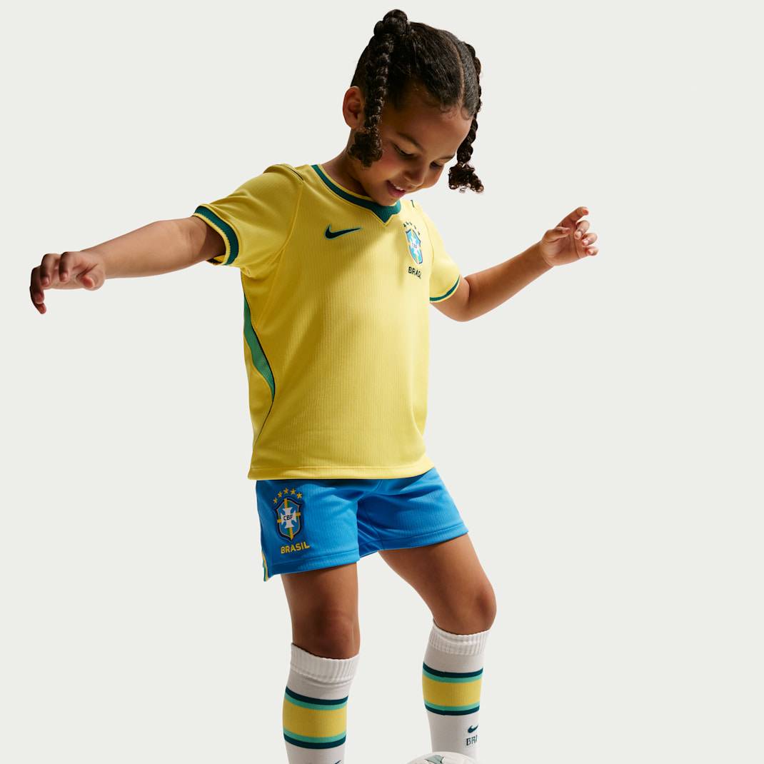 Kids Brazil 2026 Stadium Home Kit