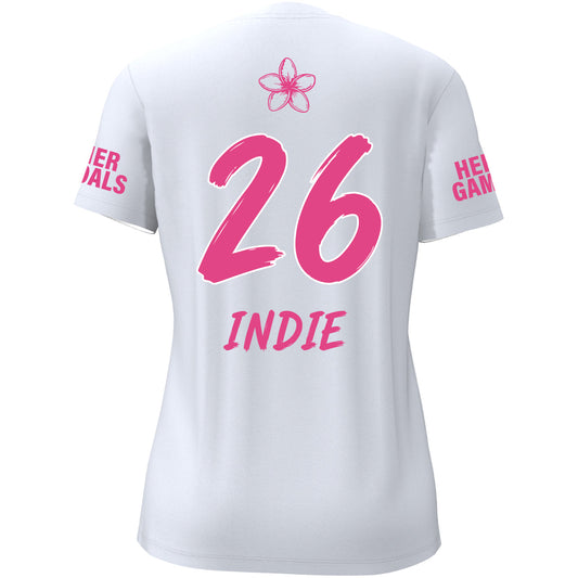 Indie Chicas White Game Jersey [Youth]