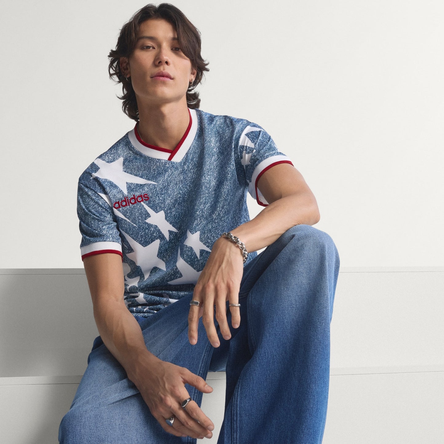 Denim Graphic Jersey