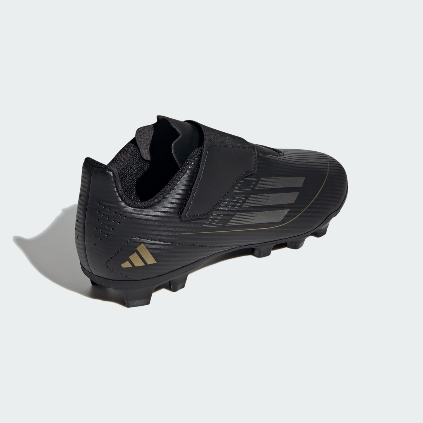 Junior F50 Club Velcro FxG [Black/Gold]
