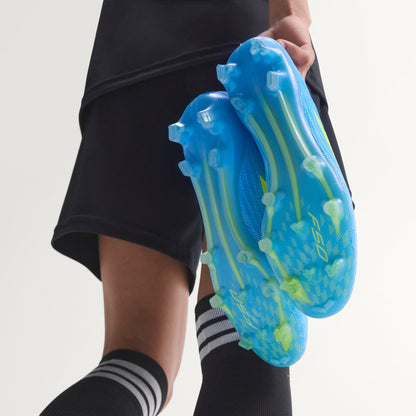 F50 Elite Laceless FG [Ray Blue/Solar Yellow/Aqua]