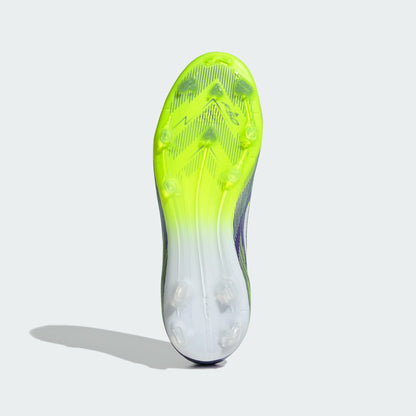 Junior F50 Elite LL FG [Purple/White/Lucid Lemon]