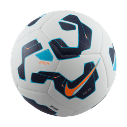 Nike Pitch Soccer Ball [White/Blue/Orange]