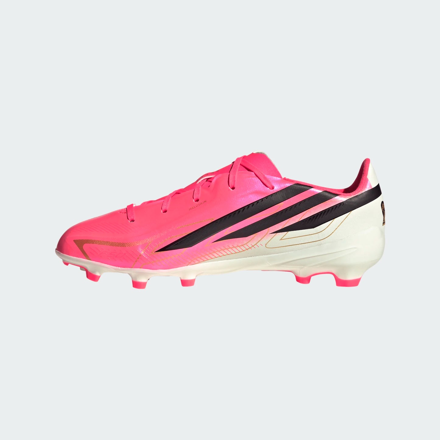 Adidas Junior F50 Hyperfast League FG [Soltur/Black/Gold]