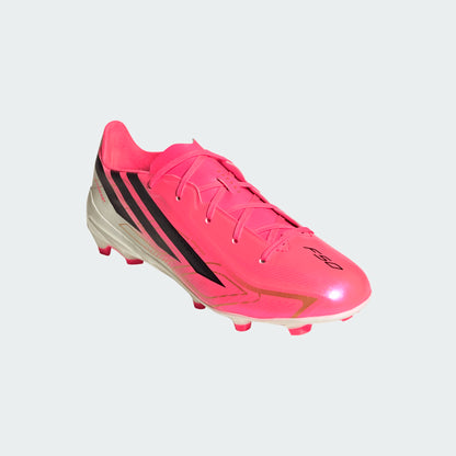 Adidas Junior F50 Hyperfast League FG [Soltur/Black/Gold]
