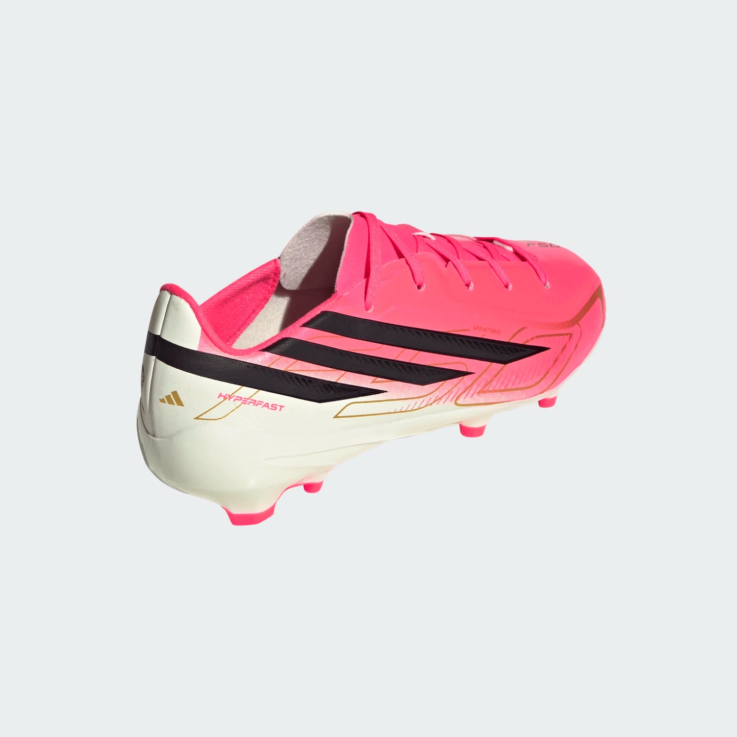 Adidas Junior F50 Hyperfast League FG [Soltur/Black/Gold]