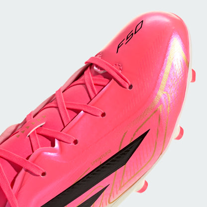 Adidas Junior F50 Hyperfast League FG [Soltur/Black/Gold]