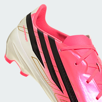 Adidas Junior F50 Hyperfast League FG [Soltur/Black/Gold]