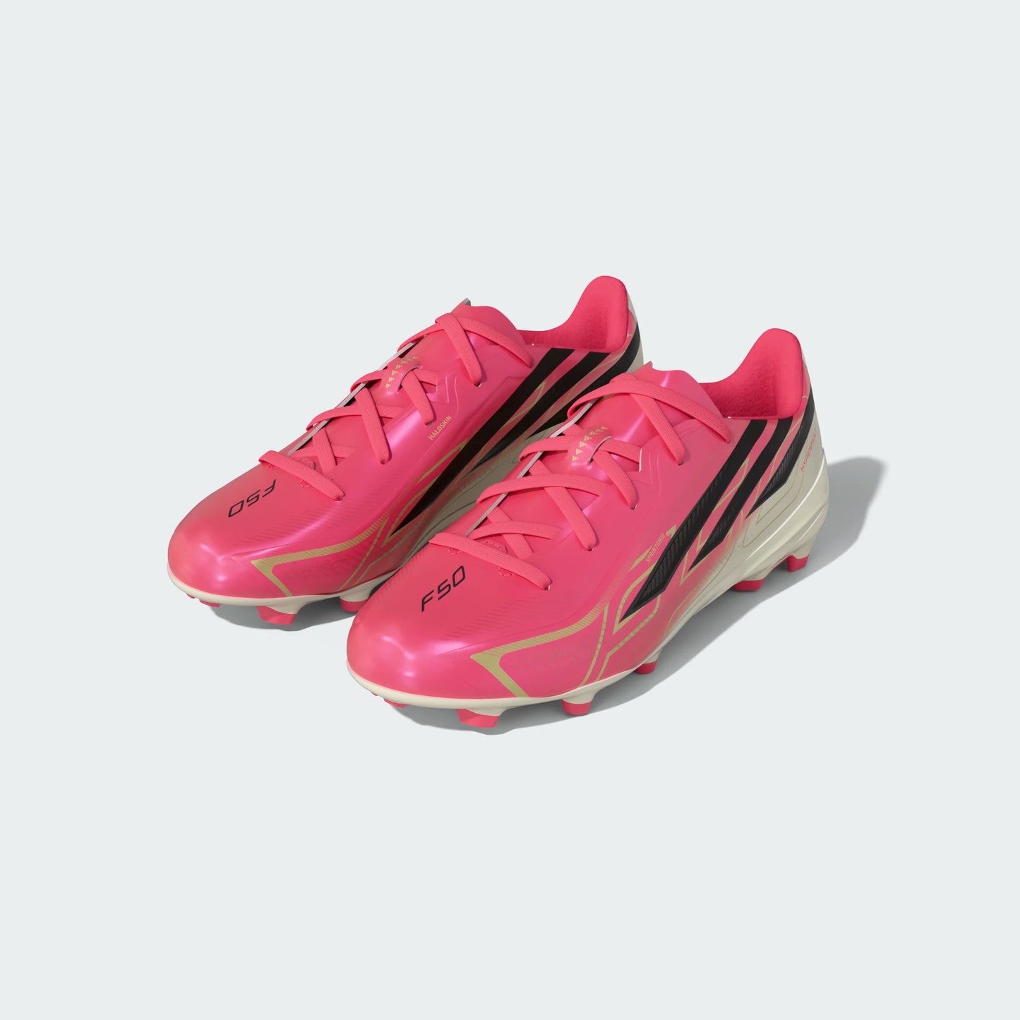 Adidas Junior F50 Hyperfast League FG [Soltur/Black/Gold]