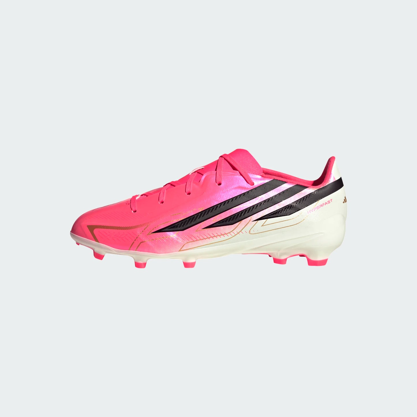 Adidas Junior F50 Hyperfast League FG [Soltur/Black/Gold]