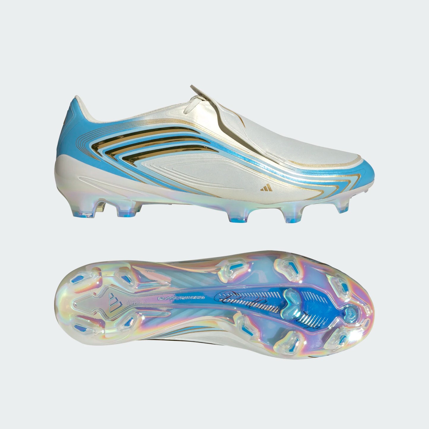 Adidas F50 Messi Elite FG [Ivory/Ice Blue]