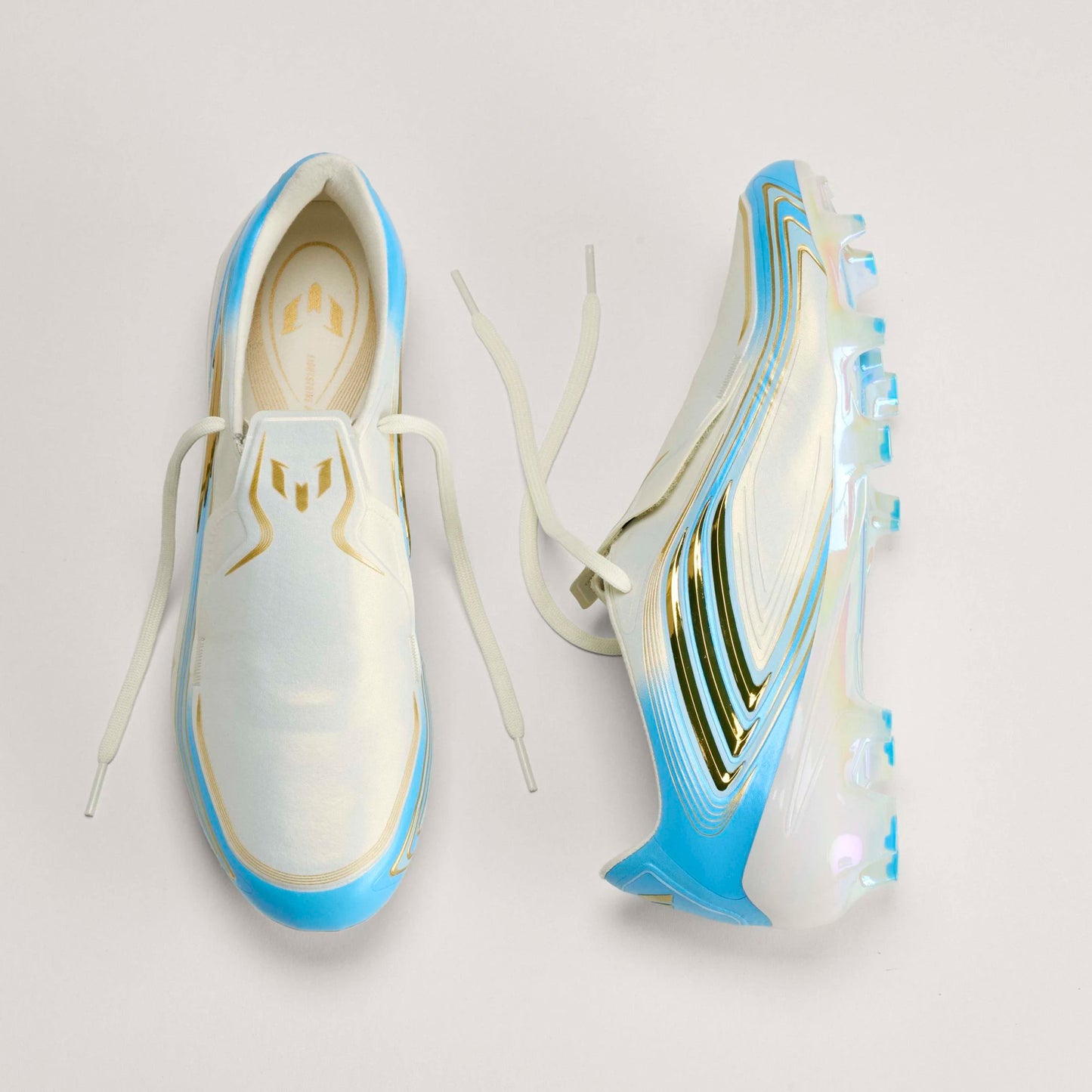 Adidas F50 Messi Elite FG [Ivory/Ice Blue]
