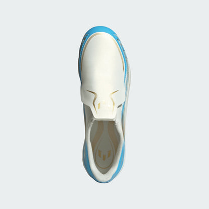 Adidas Junior F50 Messi League Laceless FG [Ivory/Ice Blue]