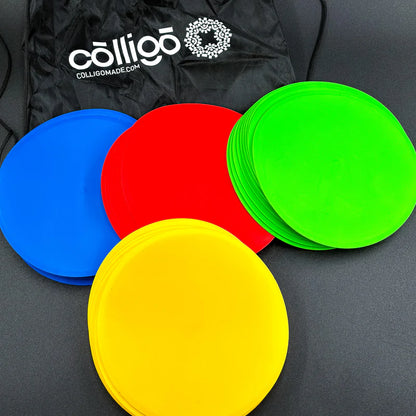 Colligo Anti-Slip 9" Round Markers [10-Pack]