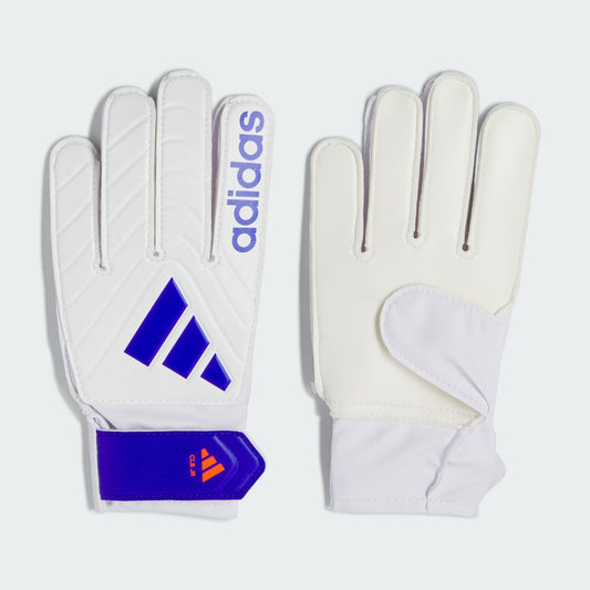 Youth Copa Club Keeper Glove [White/Blue]