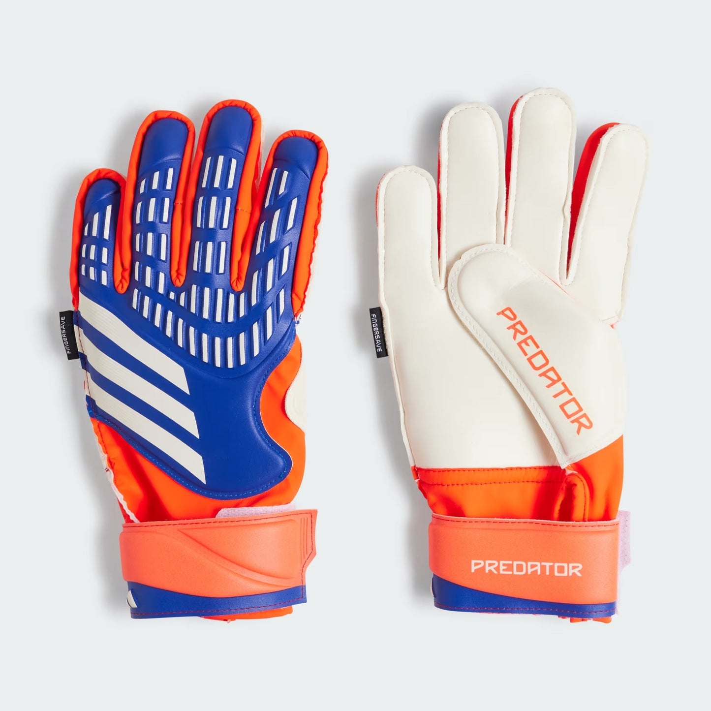 Youth Predator Match Fingersave Keeper Glove [Blue/Red]