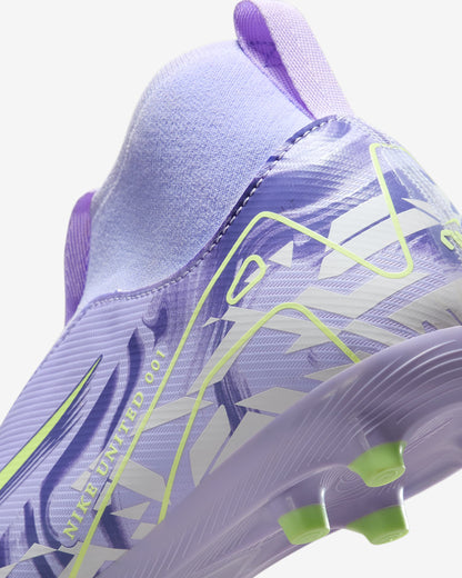 Junior Zoom Superfly 10 Academy FG [Purple Agate/Barely Volt]