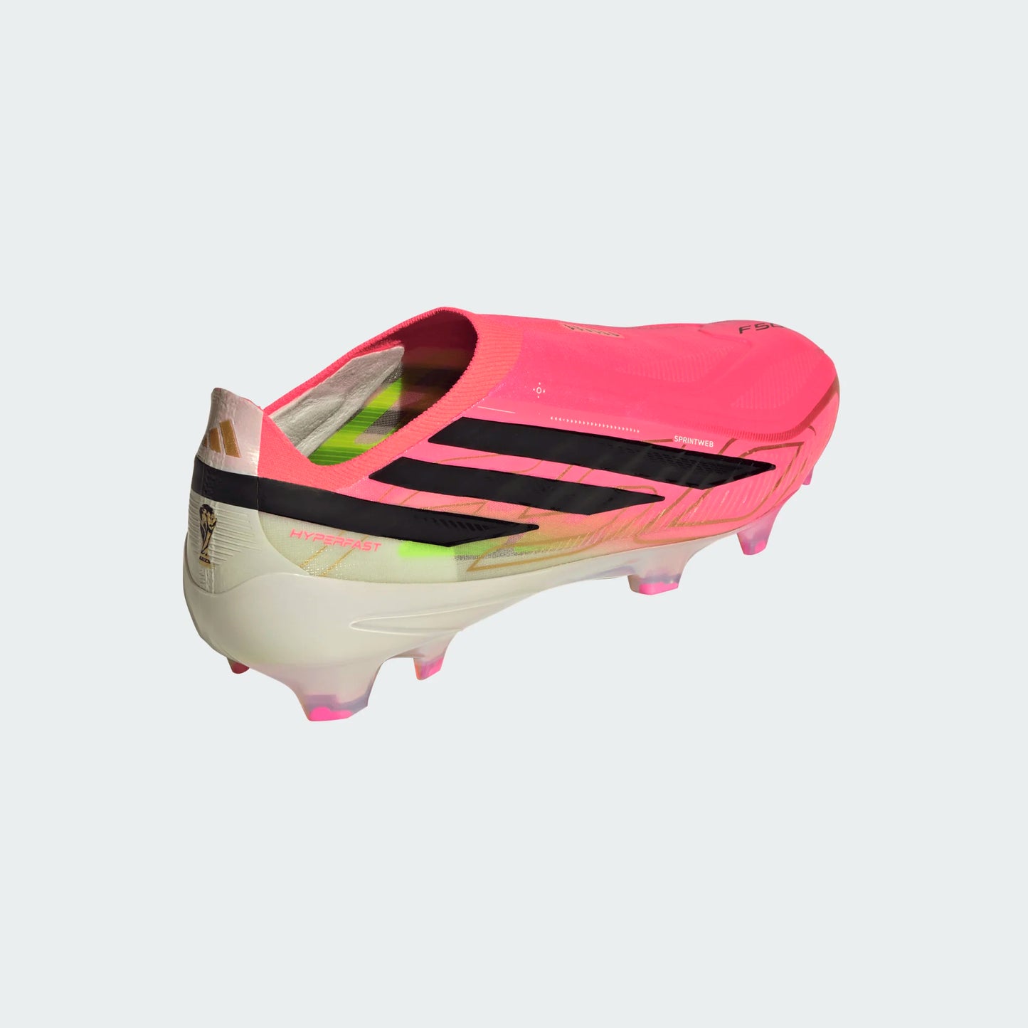Adidas F50 Hyperfast Elite Laceless FG [Soltur/Black/Gold]