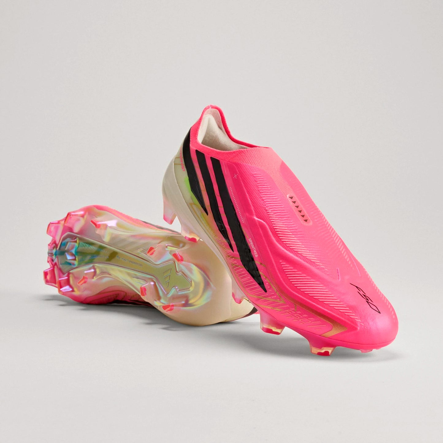 Adidas F50 Hyperfast Elite Laceless FG [Soltur/Black/Gold]