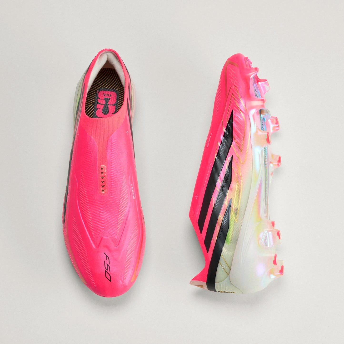 Adidas F50 Hyperfast Elite Laceless FG [Soltur/Black/Gold]