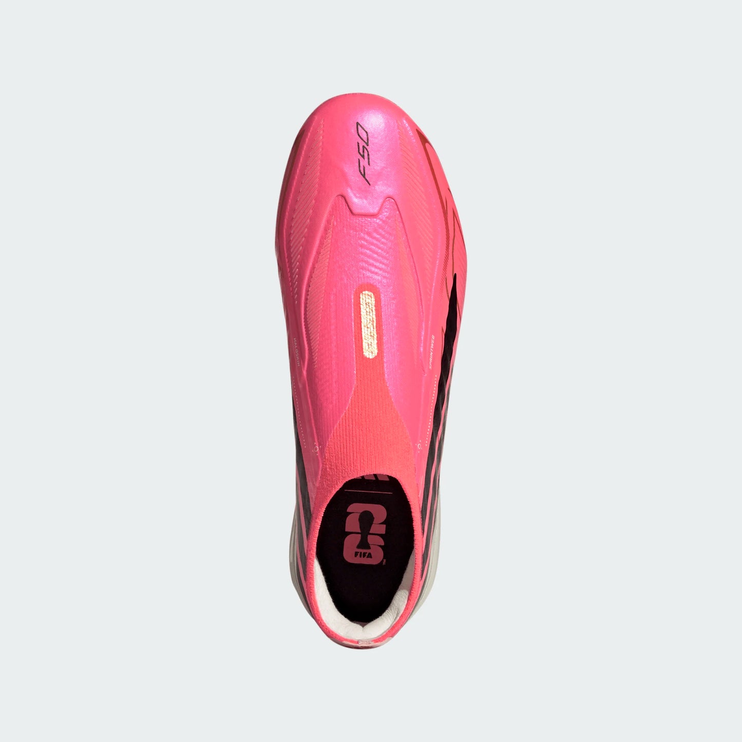Adidas Junior F50 Hyperfast Elite Laceless FG [Soltur/Black/Gold]