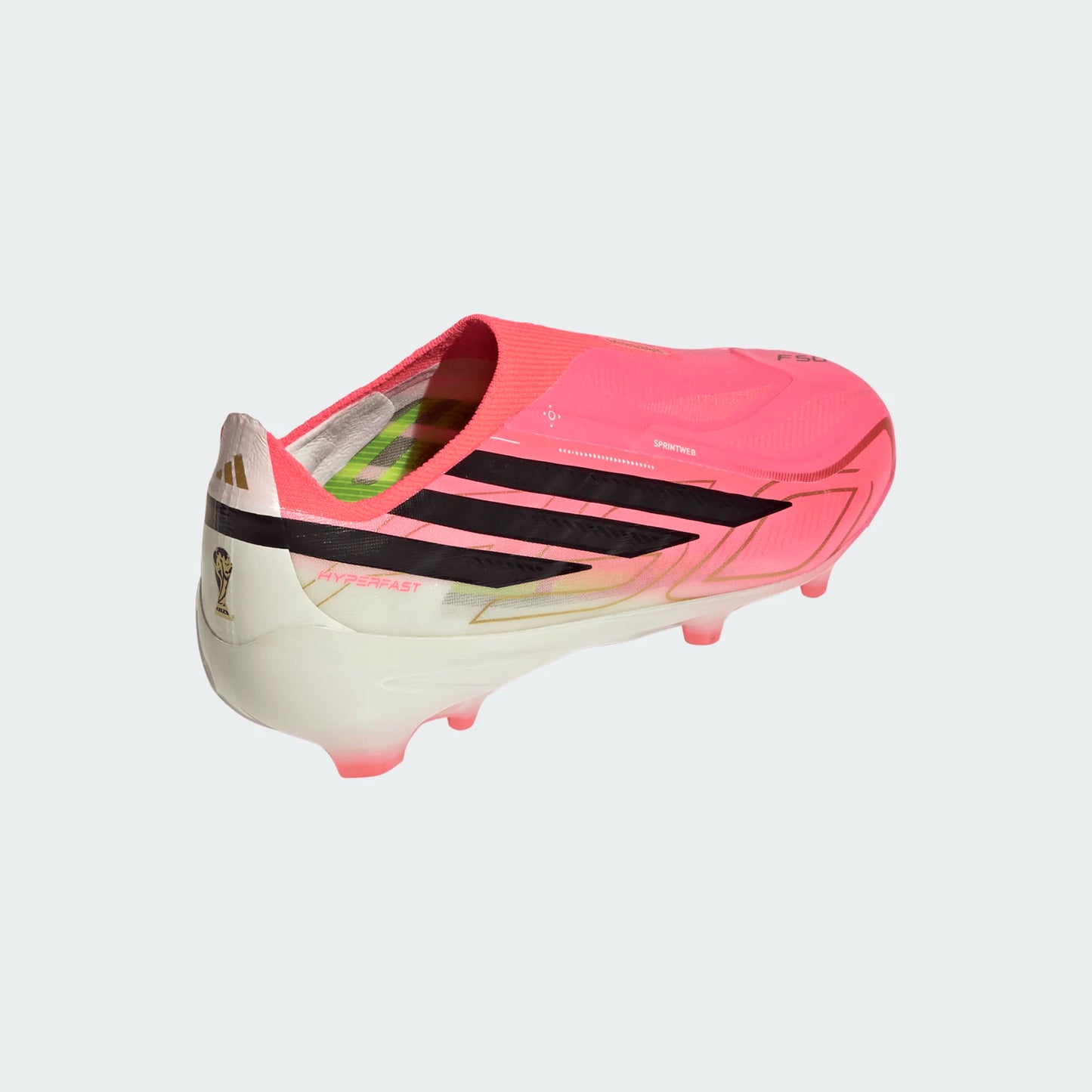 Adidas Junior F50 Hyperfast Elite Laceless FG [Soltur/Black/Gold]