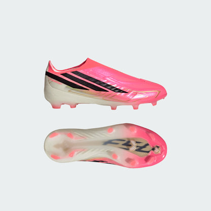Adidas Junior F50 Hyperfast Elite Laceless FG [Soltur/Black/Gold]