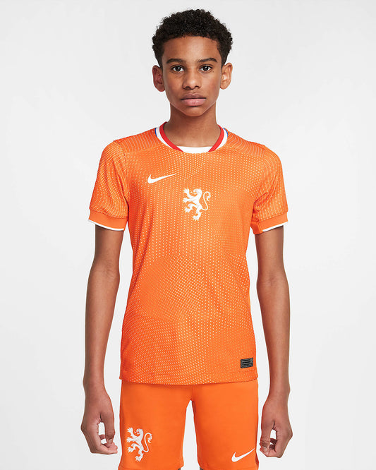 Youth Netherlands 2025 Stadium Home Jersey (Women's Team)