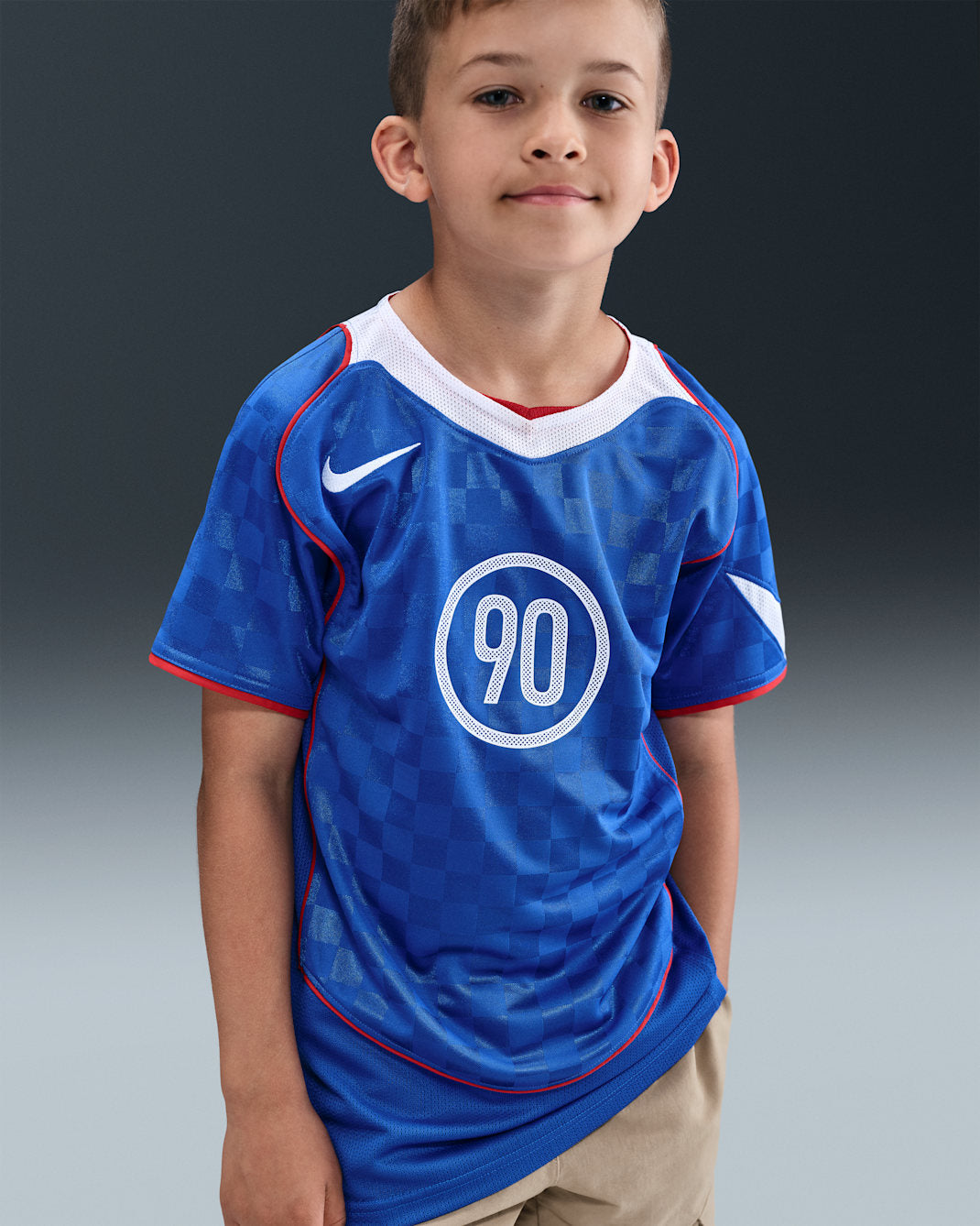 Youth Total 90 Jersey [Game Royal/ White/ Sport Red]