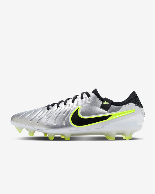 Nike Legend 10 Elite FG Metallic Silver/Black-Volt