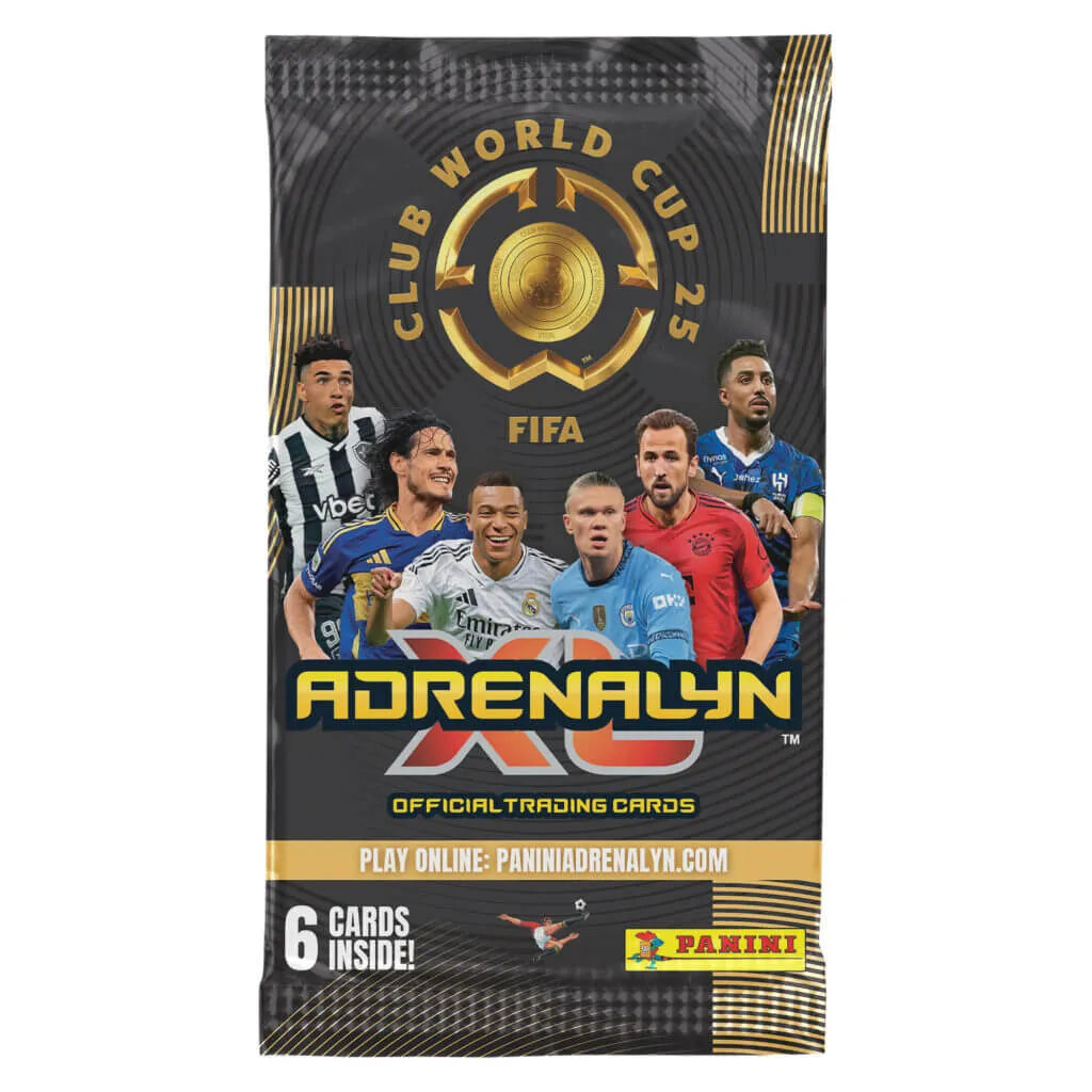 2025 Club World Cup Adrenalyn XL Trading Card Pack [6 Cards]