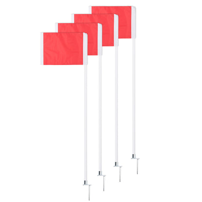 STEEL PEG SOCCER CORNER FLAGS
