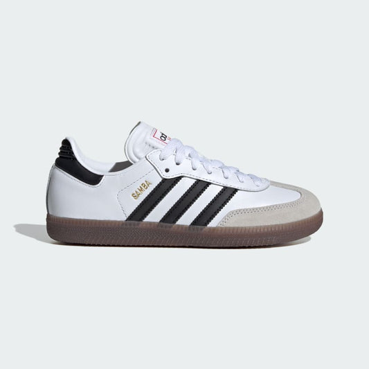 Junior adidas Samba [White/Black Stripe]