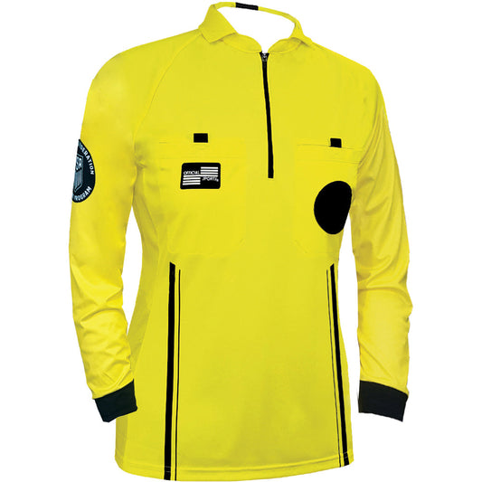 Women's USSF Pro Referee Jersey L/S [Yellow]