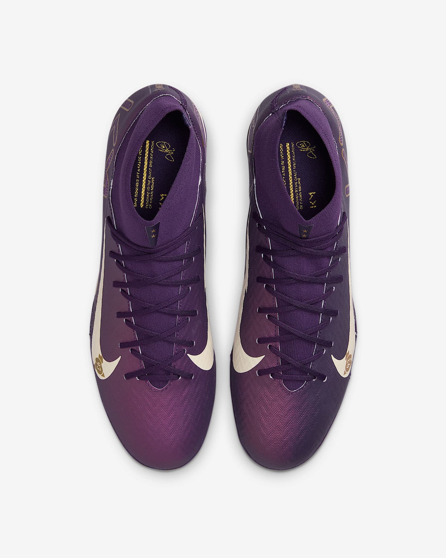 Zoom Superfly 10 Academy "Kylian Mbappe" TF [Grand Purple/Pale Ivory]