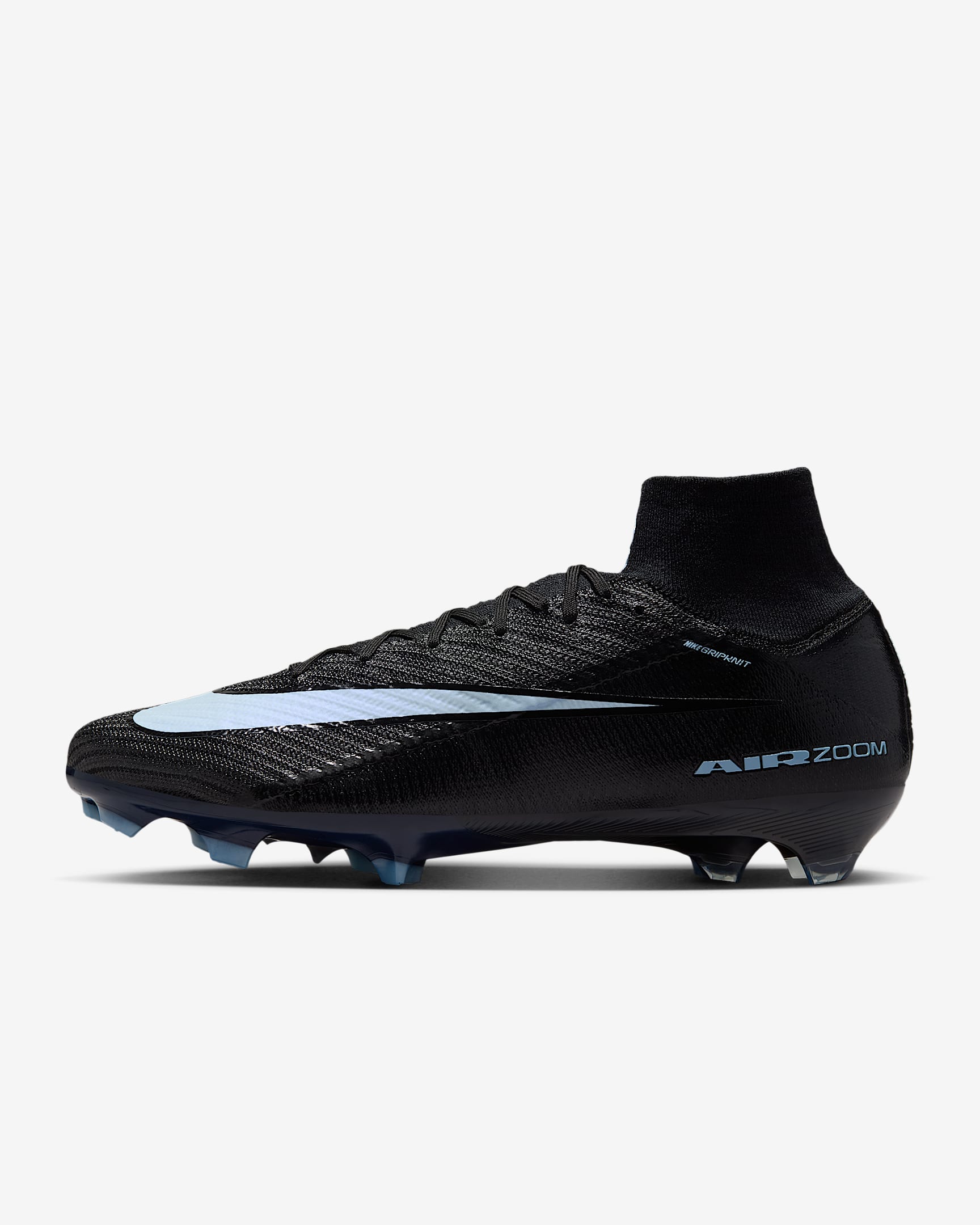 black and blue football cleats