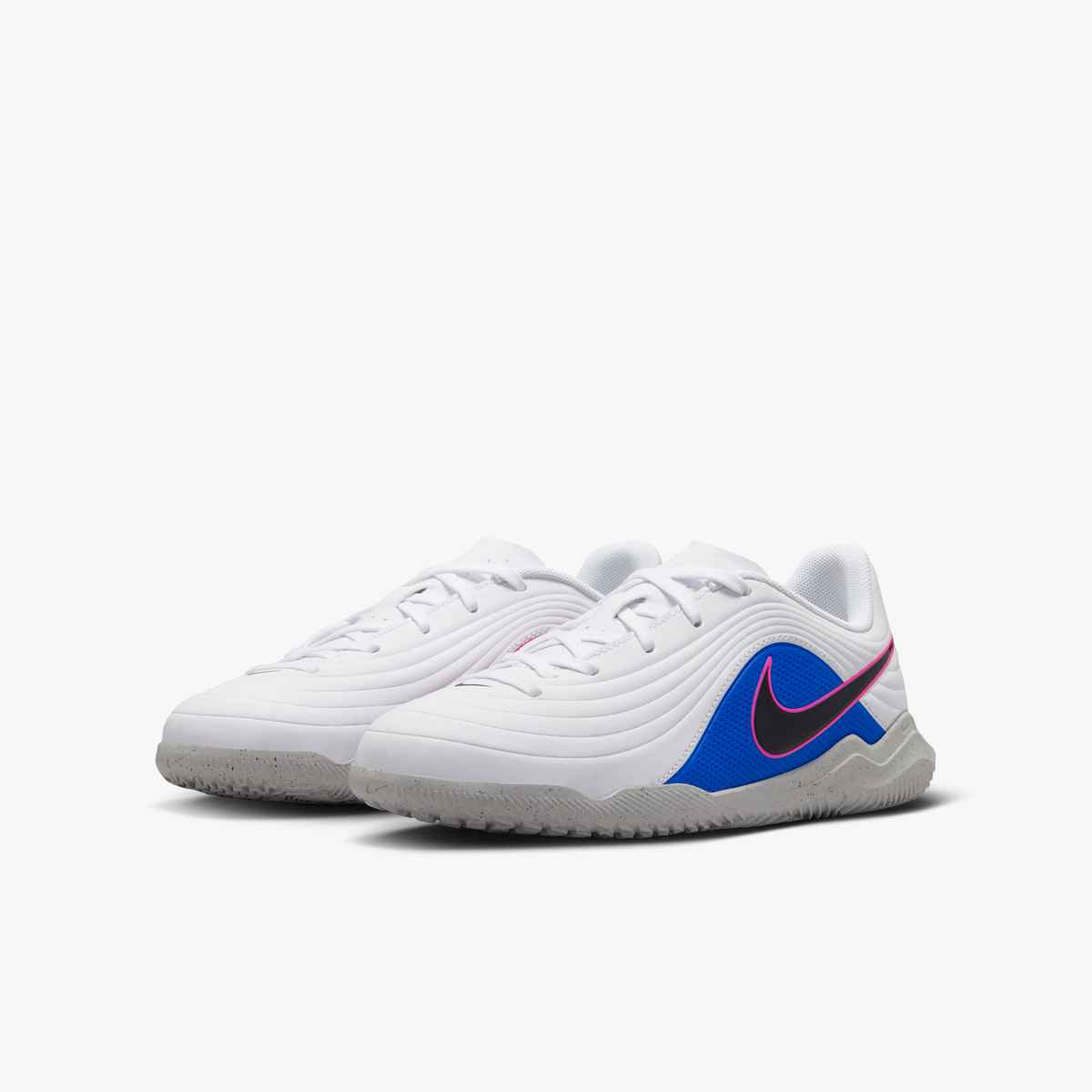 Nike Junior Tiempo Maestro Club IC [White/Black-Racer Blue]