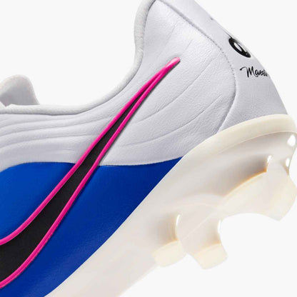Nike Junior Tiempo Maestro Academy FG/MG [White/Black-Racer Blue]