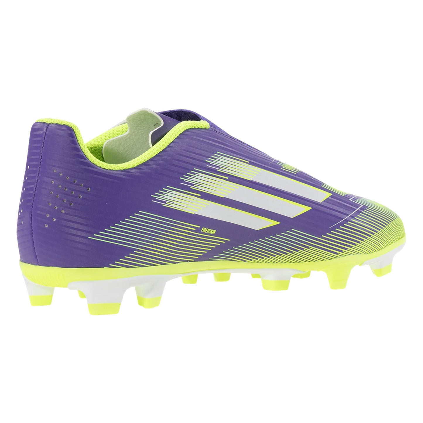 Junior F50 Club Velcro FxG [Purple/White/Lucid Lemon]